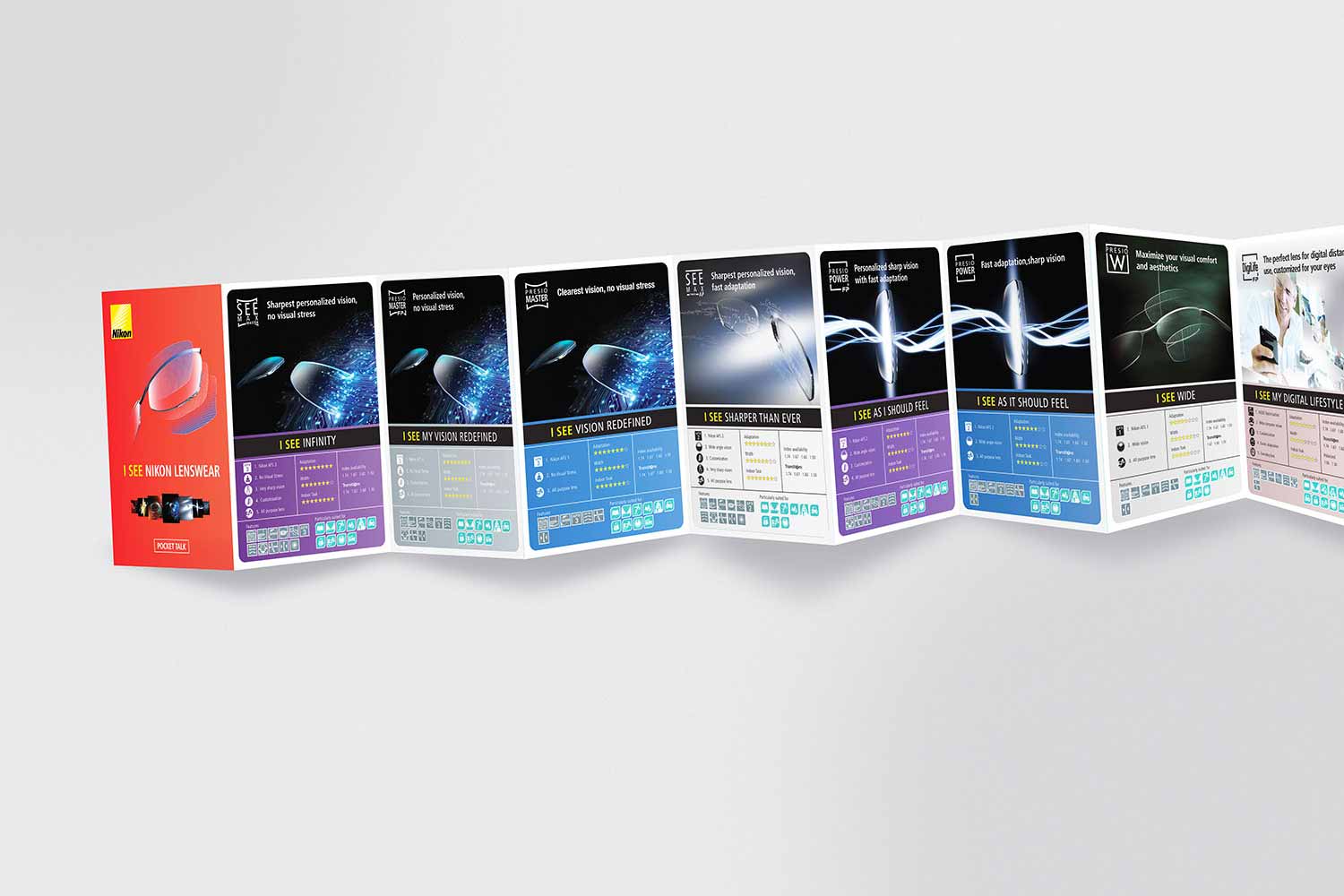 z-fold brochures design