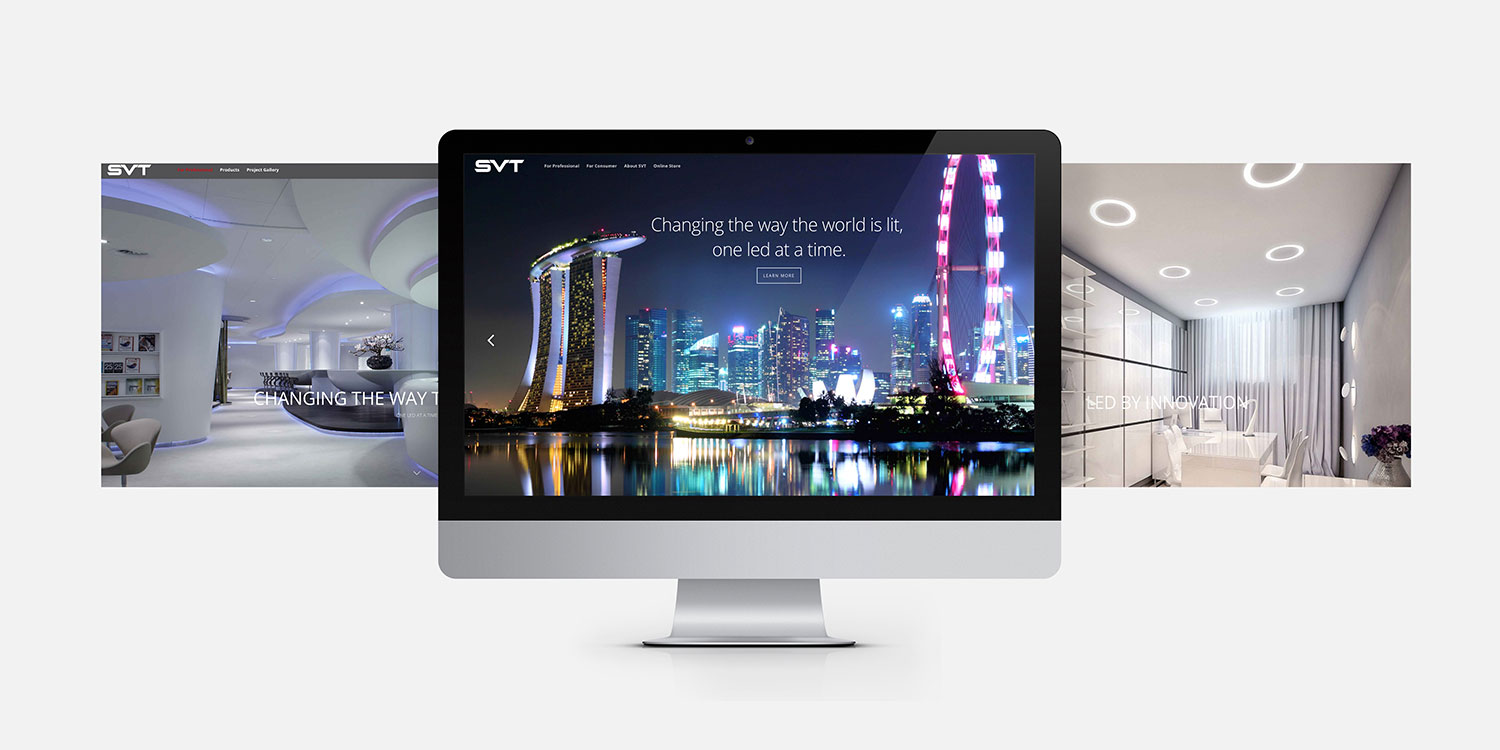 Web design - SVT & Lumi online store