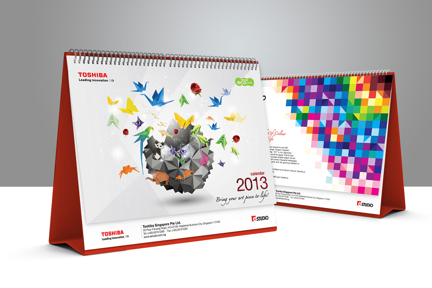 Calendar Design Concept : Calendars design concept origami japanese art of paper Calendar Design Concept : Calendars design concept origami japanese art of paper