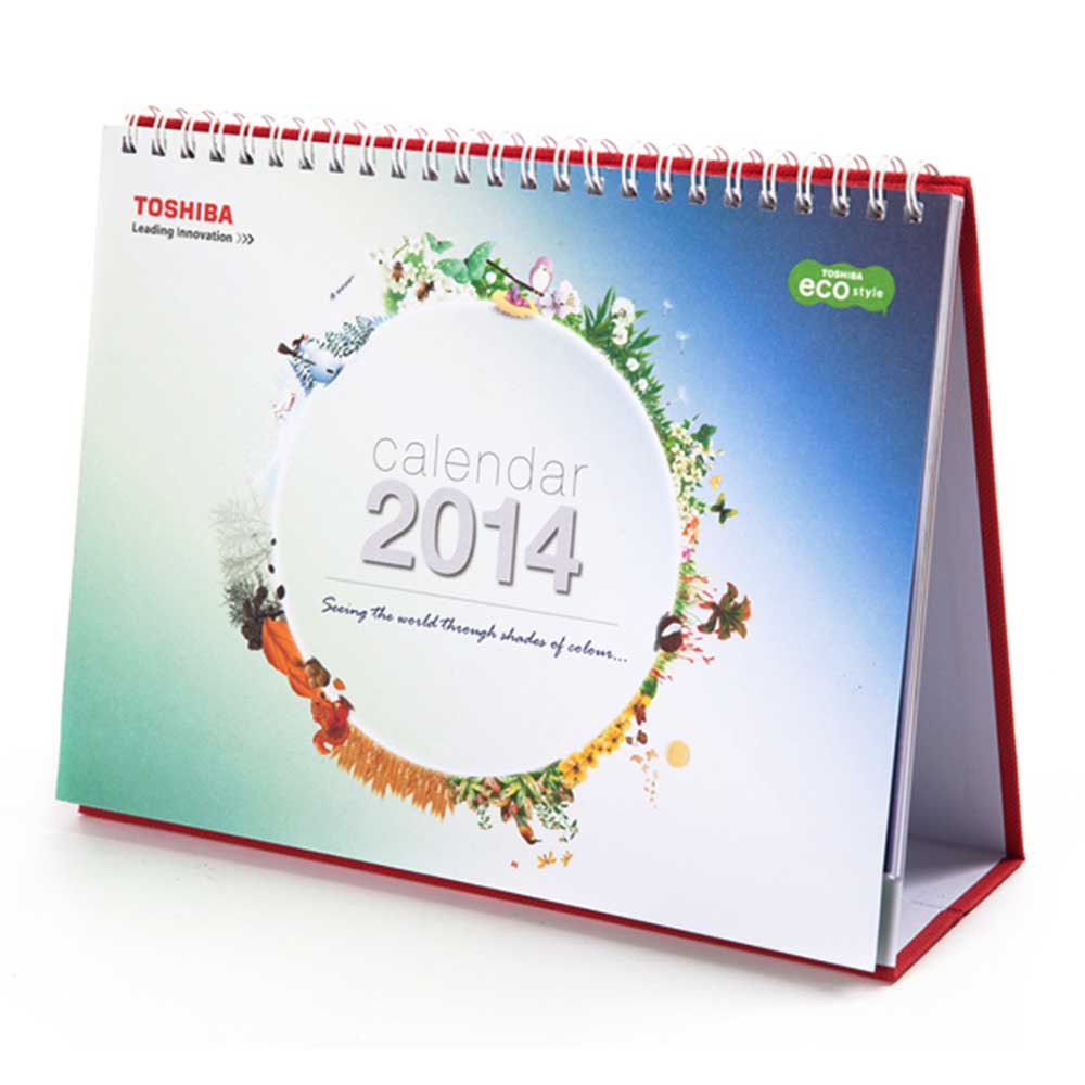 2014 Toshiba calendar design