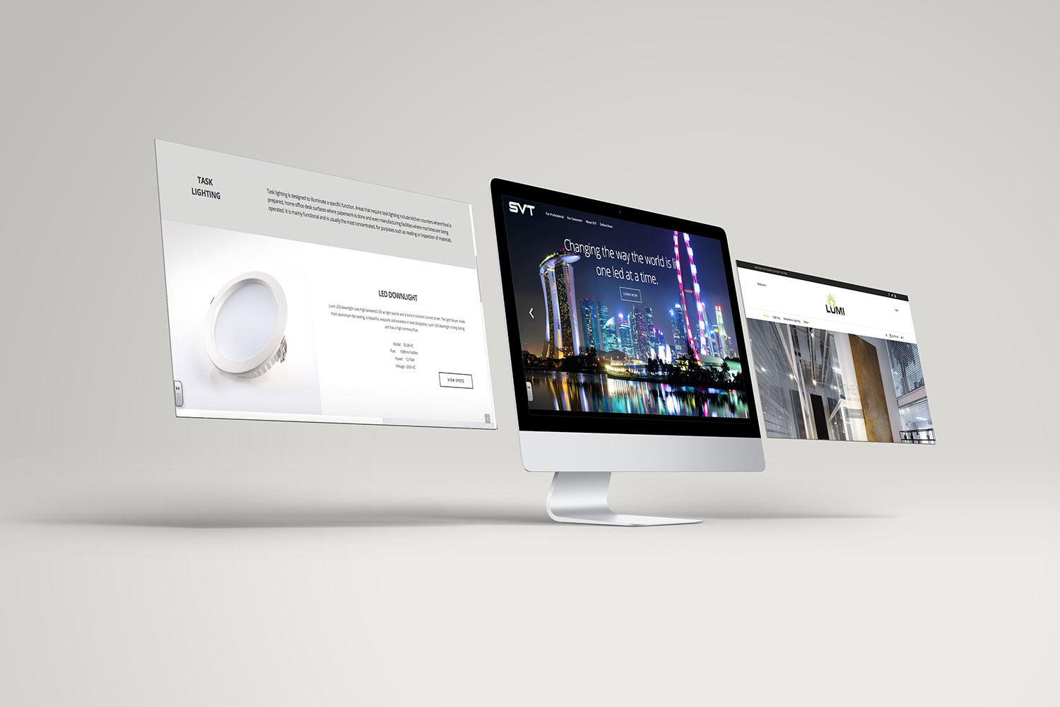 Website design - SVT & Lumi online store