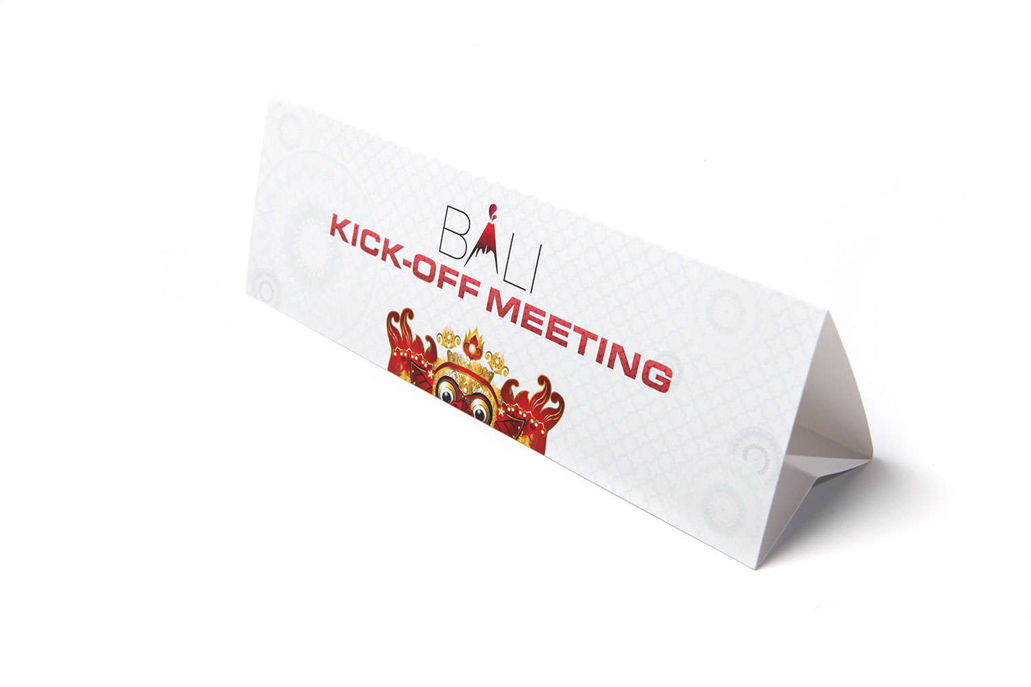 Kick-off Meeting event kit design Toshiba