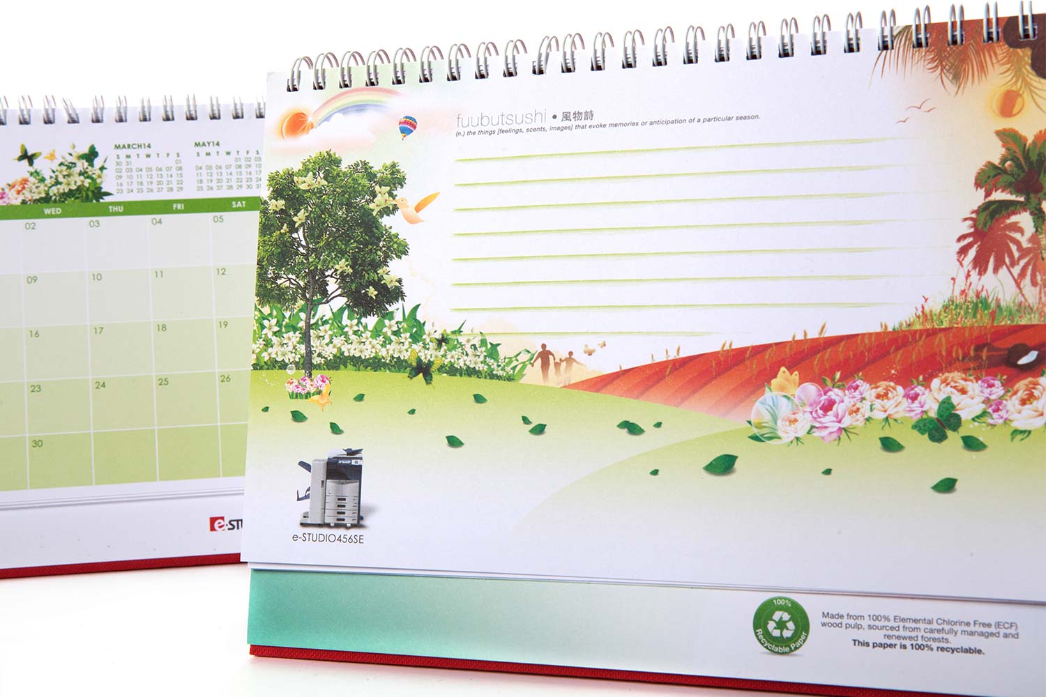 Toshiba calendar design
